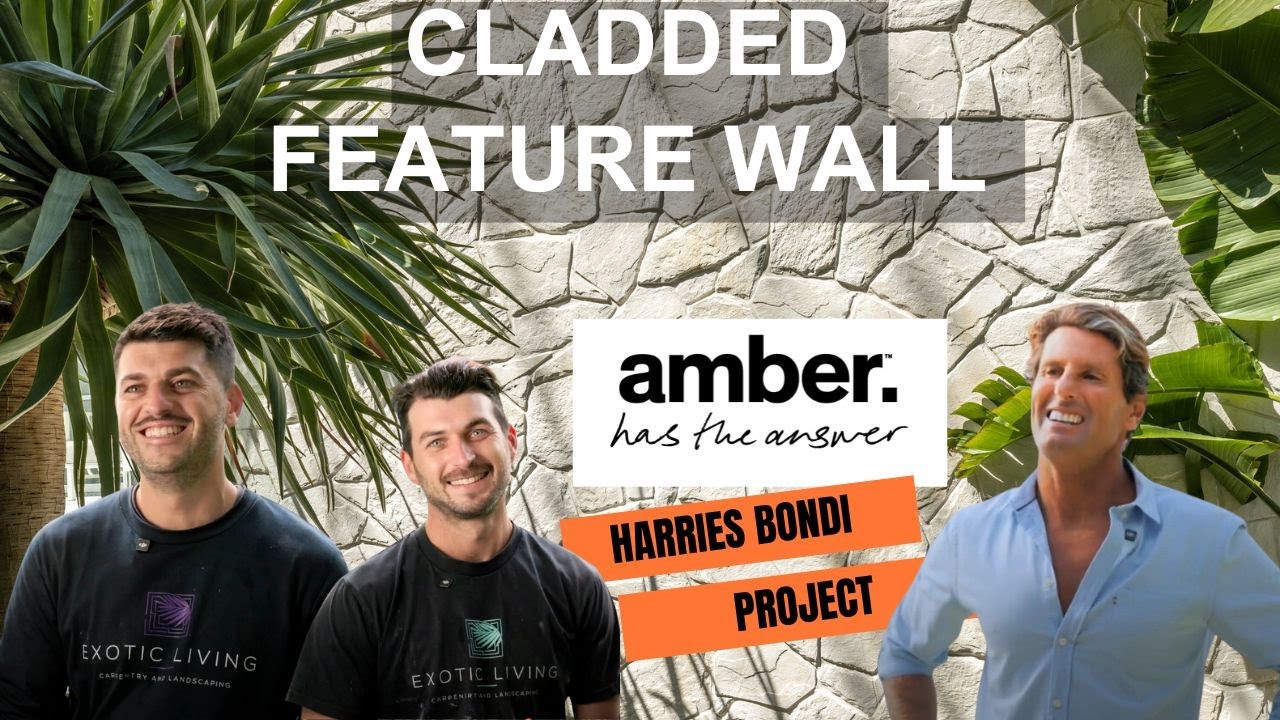 Harries Bondi Project: Cladded Feature Wall - Amber