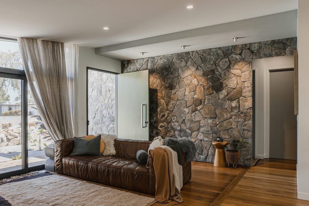 Arctic Bluestone Coffs to Cali 5 feature wall