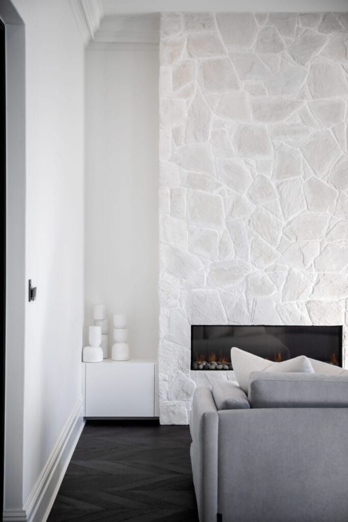 Arctic Limestone Glenelg South 16 fireplace