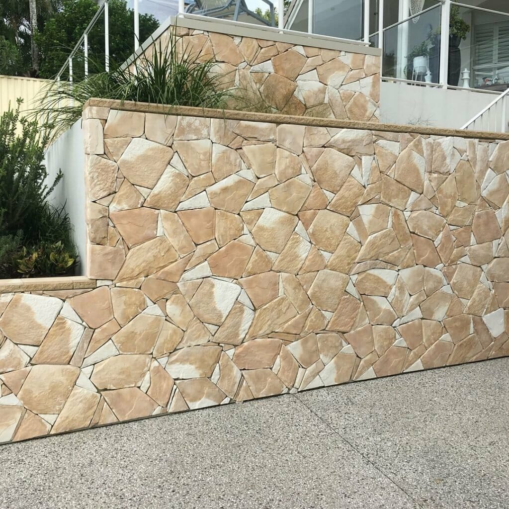 Arctic Sandstone feature wall building facade