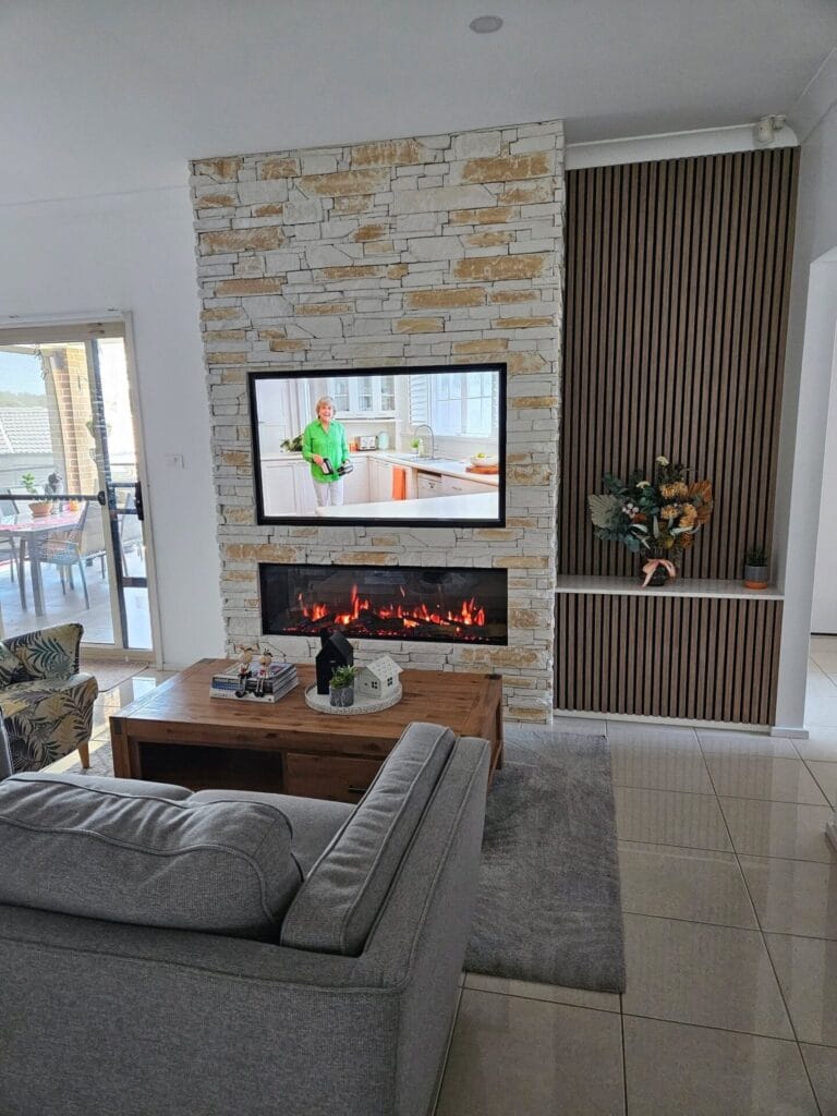 Ledgestone Dune Fireplace