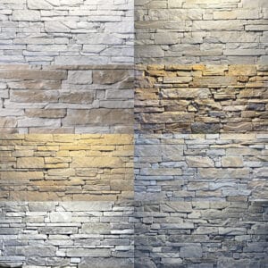 Ledgestone samples